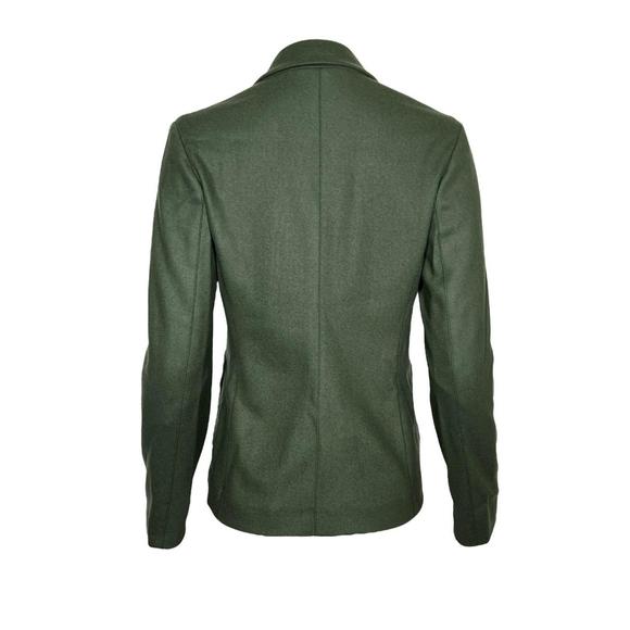 NEW ANTONELLI FIRENZE women melton fitted jacket in pine - Picture 3 of 3